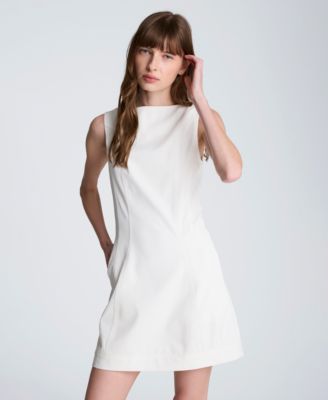 Women's Boat Neck Sculpt Mini Dress