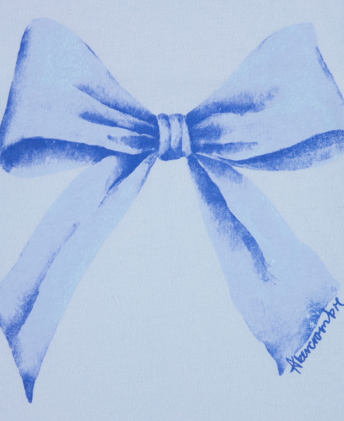 abercrombie kids Girls' Bow Oversized Crewneck T-Shirt