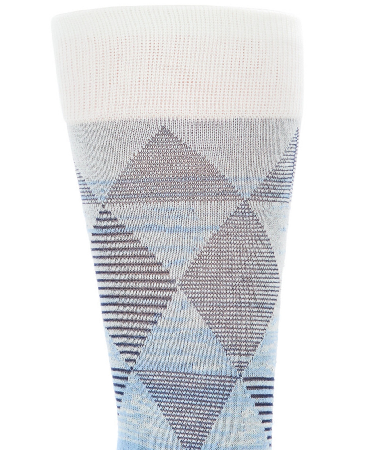 Perry Ellis Portfolio Men's Ombre Striped Argyle Patterned Socks