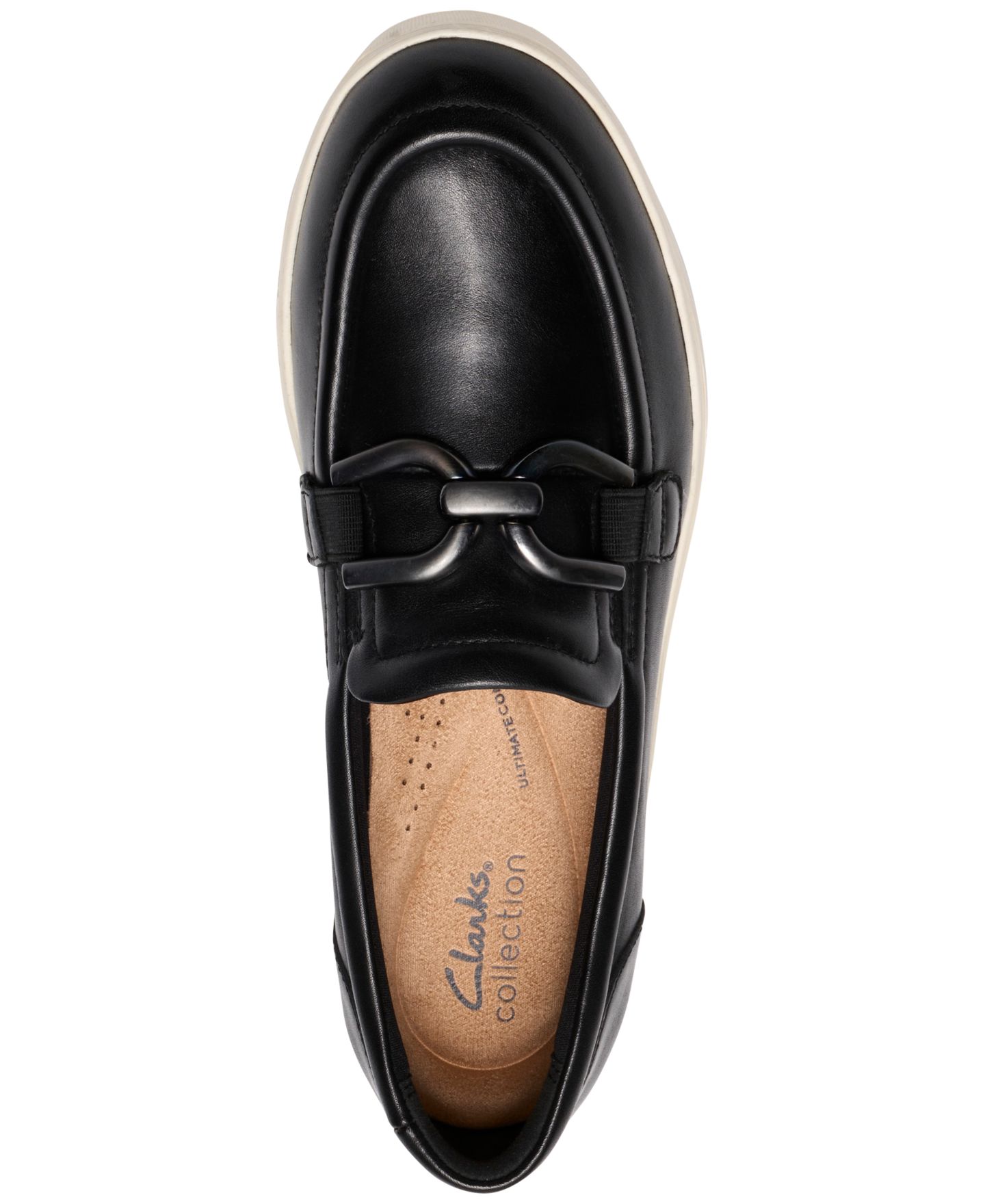 Женские туфли Clarks Zylah Top Slip-On, цвет: Чёрный — фото 4