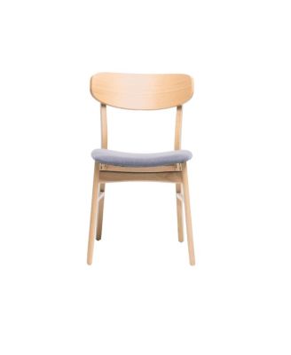 5-Piece Dining Table Set with Solid Wood Frame Table and 4 Upholstered Chairs