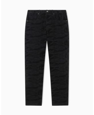 Men's J82 Loose Tapered Camouflage Jacquard Denim Jeans