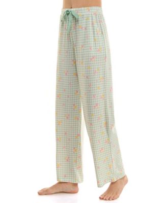 Women's Open Leg Mid-Rise Sleep Pants