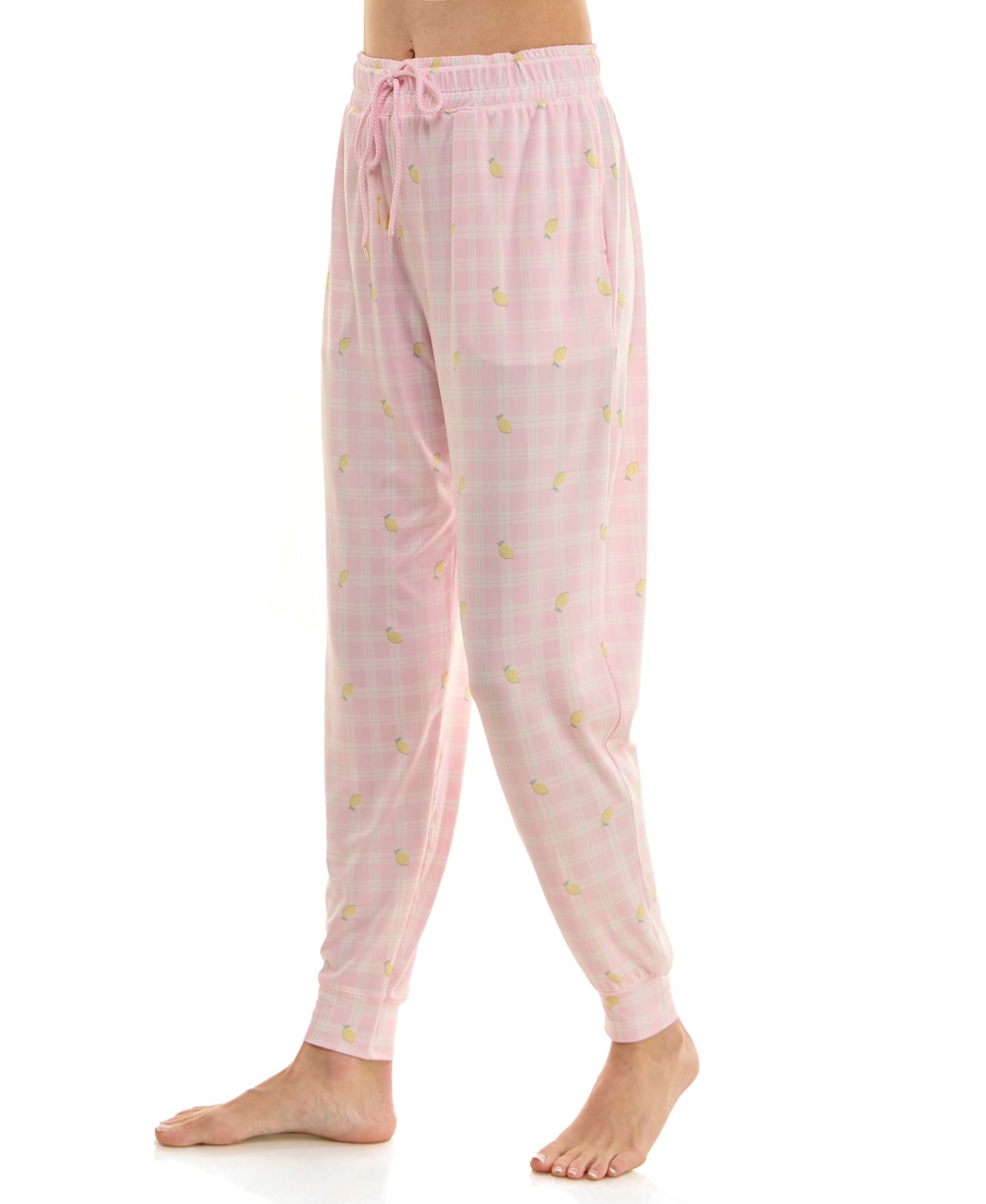 Женские брюки Roudelain Full-Length Pull-On Jogger, цвет: Лимонный клетчатый — фото 3