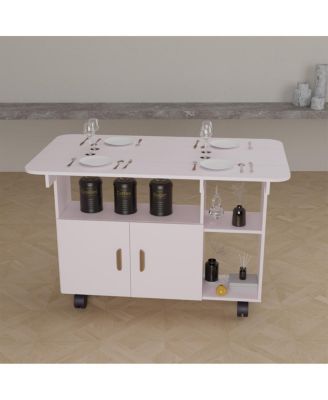 Modern Movable Folding Dining Table for Small Spaces