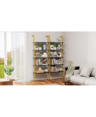 Industrial Lift Top Coffee Table with Hidden Storage, Black/Golden