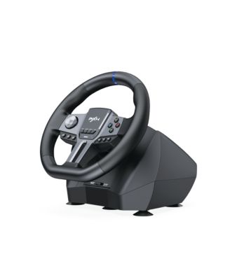V900 GEN2 Racing Wheel Bundle- 270/290 Rotation, Vibration, Hall Pedals and Paddle Shifters.