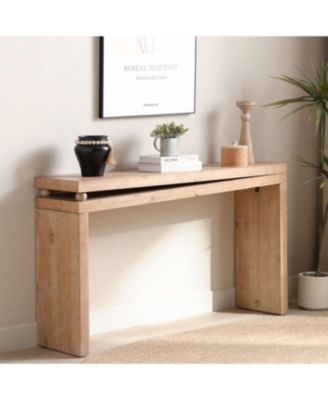 Rustic Wood Console Table - Narrow Hallway/Entryway