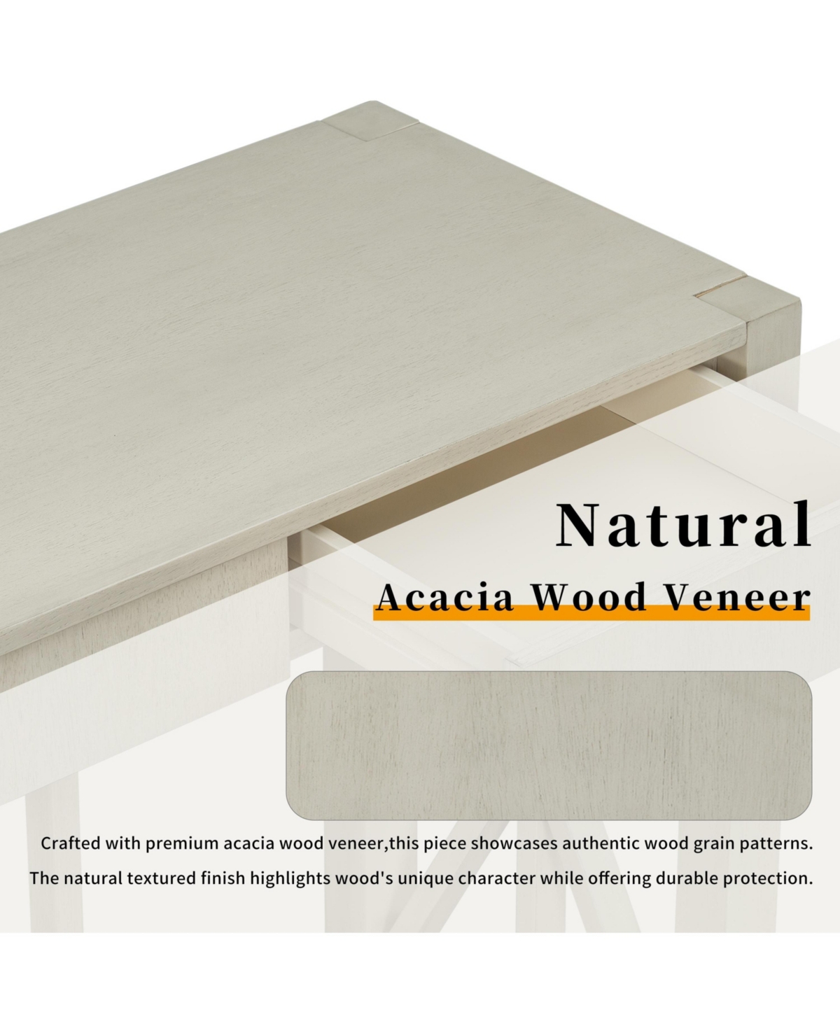 Streamdale Furniture 60" Acacia Console Table