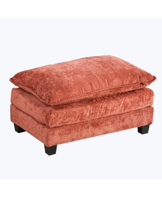 Luxurious Velvet Lounge Chair with Adjustable Backrest