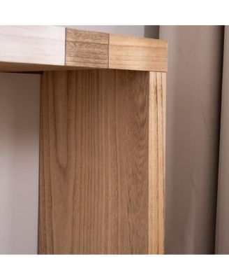 Streamdale Modern Console Table, 62" Entryway Sofa Table with Chevron Pattern