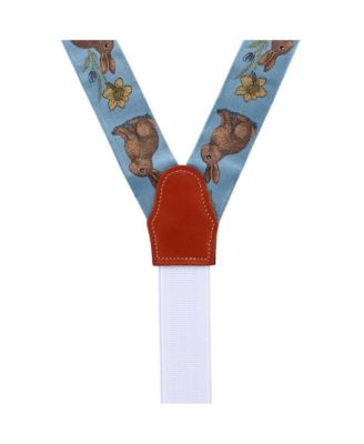 Men's Harvey's Easter Sunday Silk Button End Suspenders