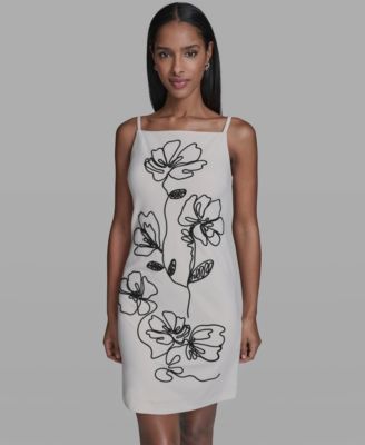 Women's Scuba Crepe A-Line Dress