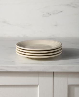 Linen Classic Rim Luncheon Plates, Set of 4