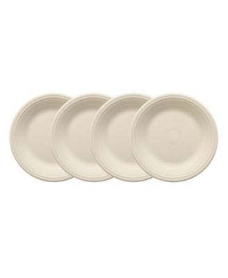 Linen Classic Rim Dinner Plate, Set of 4