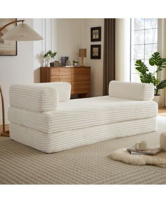  Loveseat Sofa, Cloud Boneless Couches for Living Room, Modern Modular
