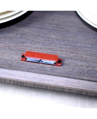 Spacious 49.33" Countertop Sideboard with 3 Mirrored Doors & Adjustable Shelves