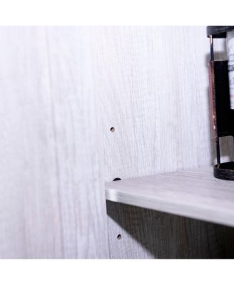 Streamdale 67.4"H 4-Door Mirrored Accent Storage Cabinet for Corner, Entryway, Living Room, Bedroom, Kitchen