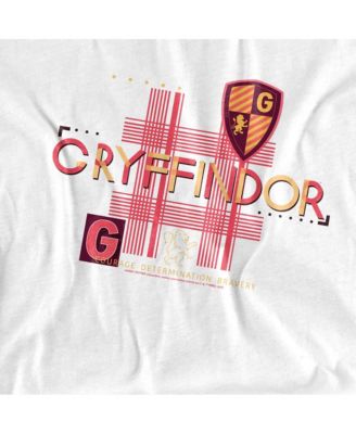 Men's Gryffindor Pattern Crest T Shirt