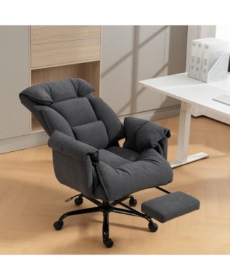 Executive Office Chair, Computer Desk Chair with Footrest,