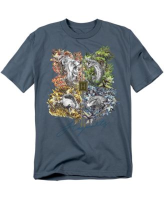 Men's Hogwarts Floral Shield T Shirt
