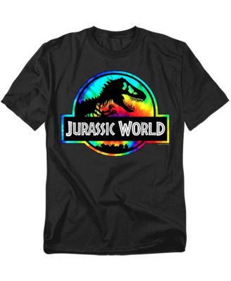 Men's Jurassic World Tie-Dye Logo T Shirt