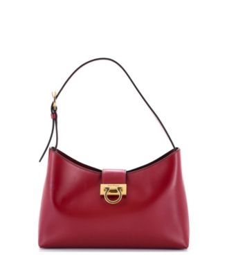 East West Trifolio Shoulder Bag Leather