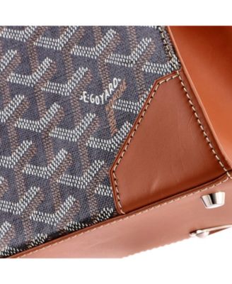 PM Saigon Top Handle Bag Coated Canvas with Leather