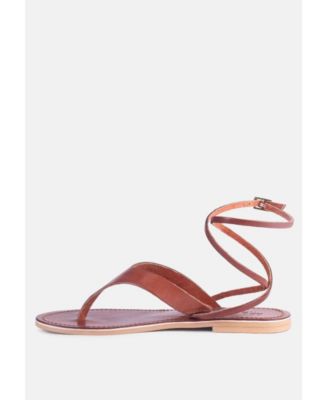 WRAP-UP Tie around Flat Womens Sandals