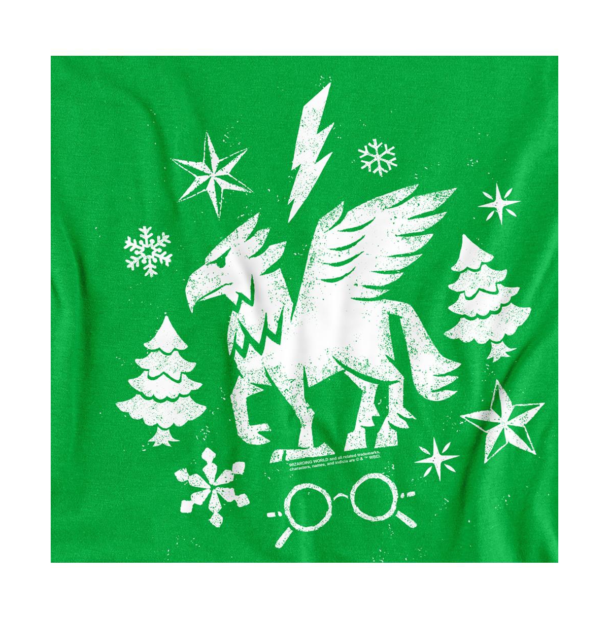 Harry Potte Men's Christmas Buckbeak The Hippogriff Stamp T Shirt