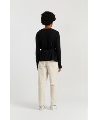 Women's Lightweight Wool-Cashmere Wrap Cardigan