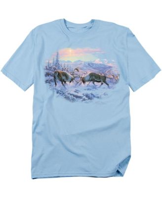 Men's Wildlife Battling Bulls T Shirt