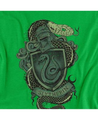 Men's Vintage Slytherin Shield Crest T Shirt