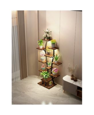  Vase Plant Stand with Grow Lights