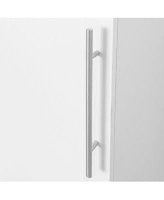 Streamdale White Kitchen Pantry Cabinet with Doors & Shelves