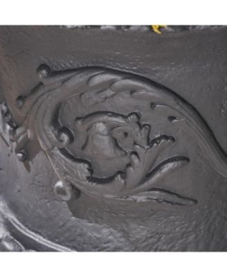 Romanesque Black Concrete Planter Durable and Stylish