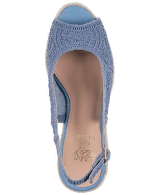 Women's Bowery Crochet Espadrille Wedge Sandals