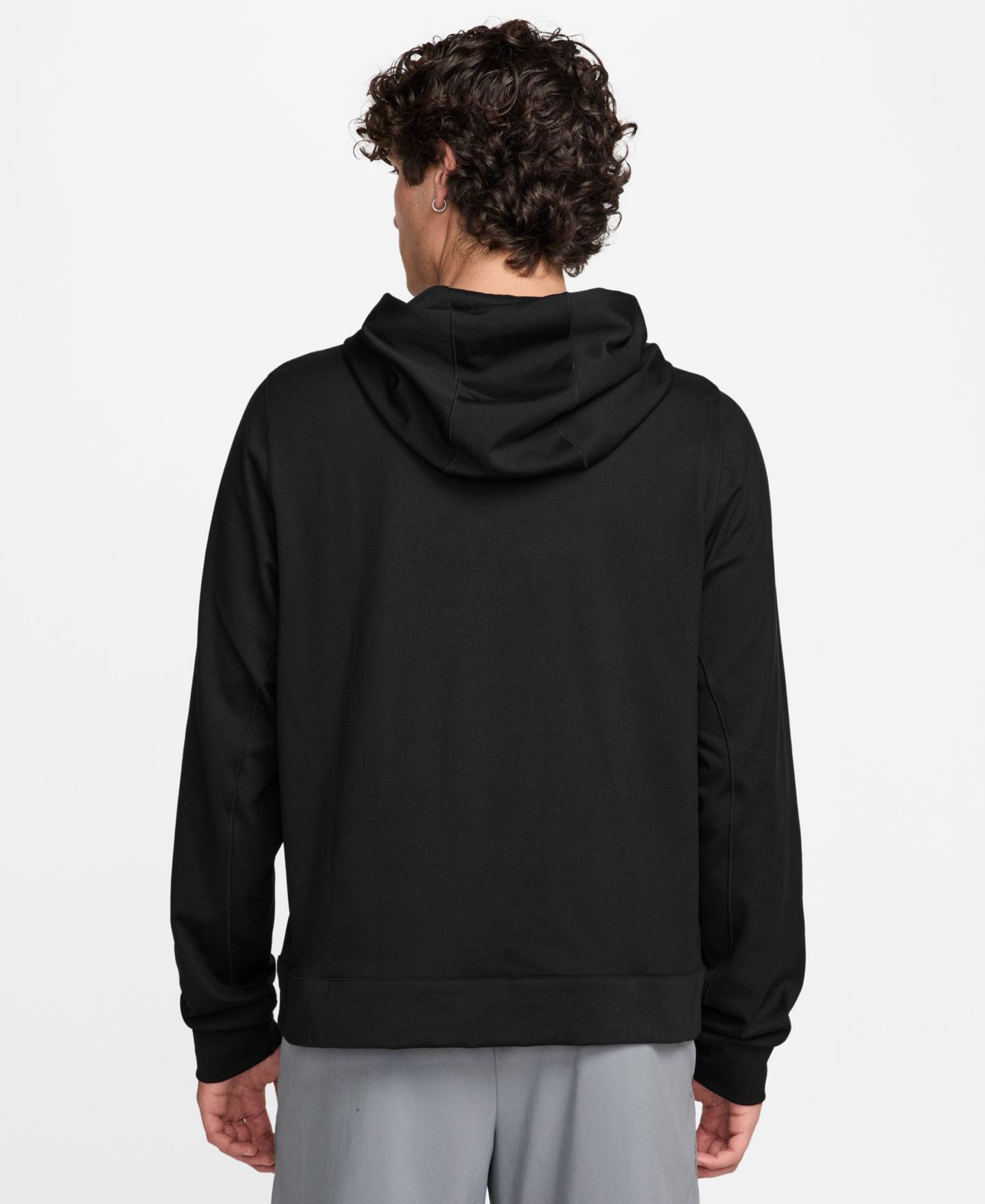 Мужское худи Nike Dri-FIT Primary NanoKnit Performance, цвет: Чёрный — фото 5