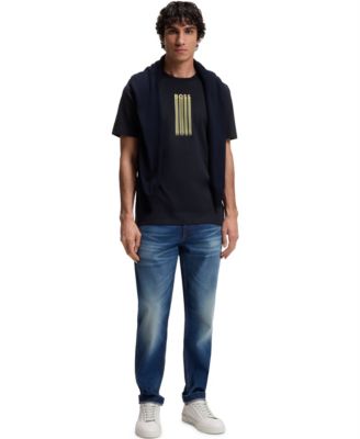 Men's Cotton-Jersey Logo Artwork T-Shirt