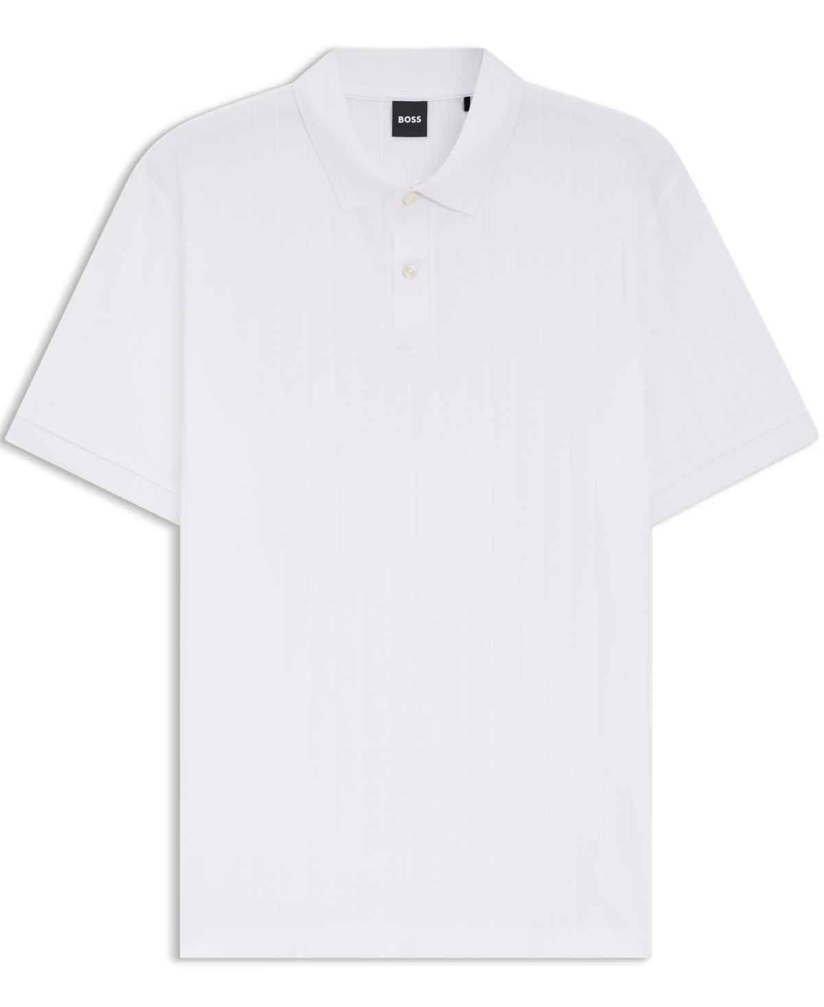 Boss by Hugo Men's Mercerized-Cotton Striped Polo Shirt