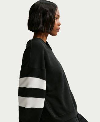 Sportswear Women's Club Fleece Oversized V-Neck Sweatshirt