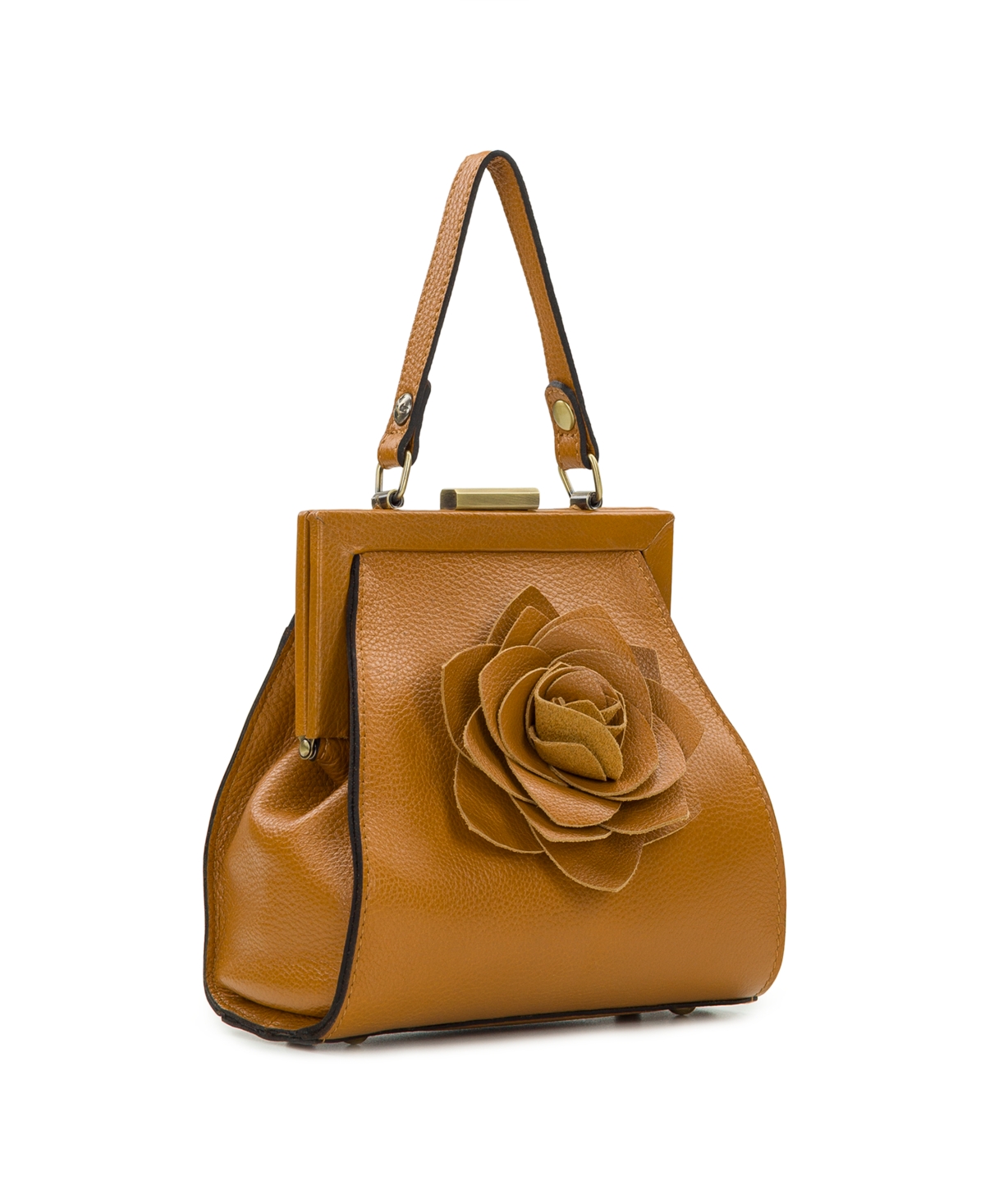 Patricia Nash Rugged Natural Grain Small Tiphanie Frame Shoulder Bag