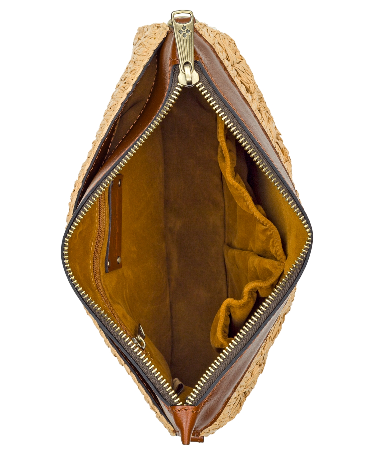 Patricia Nash Scalloped Raffia Small Yvette Clutch Crossbody Bag