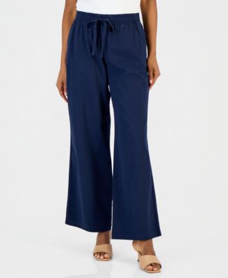 Women's Wide-Leg Pull-On Pants