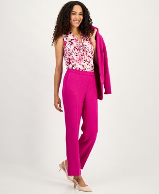 Women's Claire M&eacute;lange Straight Leg Pants