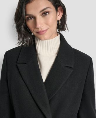 Women's Double-Breasted Notch Collar Coat