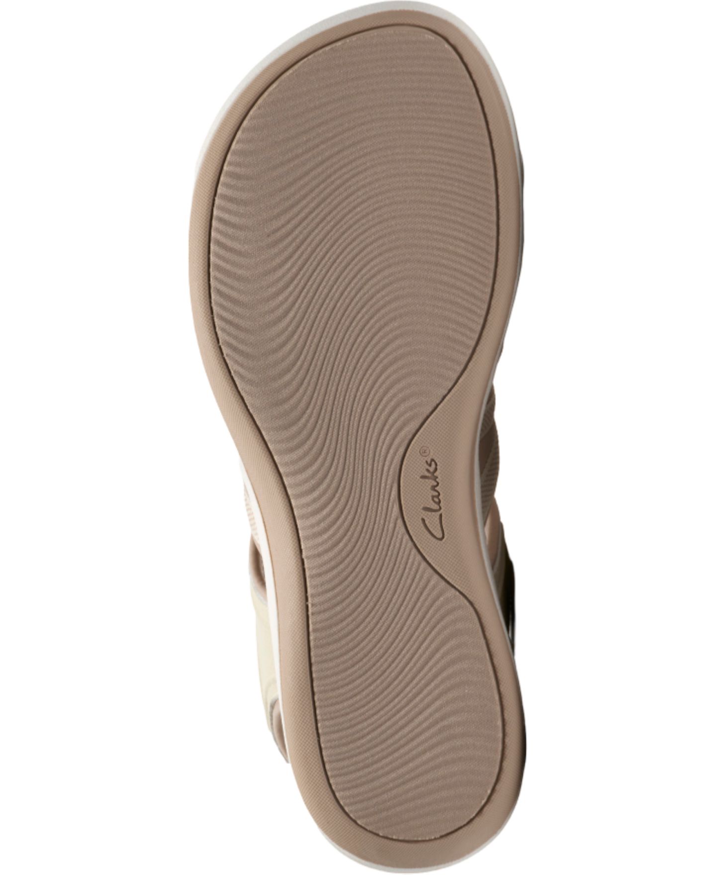 Женские сандалии Clarks Cloudsteppers Mira Mabel Open Toe, цвет: Кремовый — фото 5