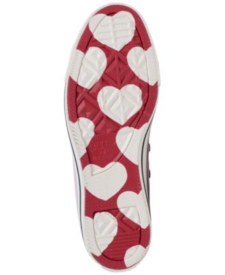 Women's Chuck Taylor All Star Valentine's Day High Top Casual Sneakers from Finish Line