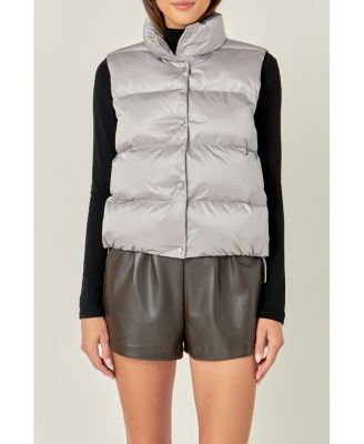 Women's Puffer Cropped Vest