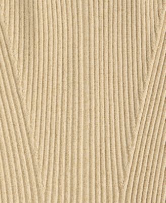 Women's Metallic Rib-Knit Sleeveless Sweater